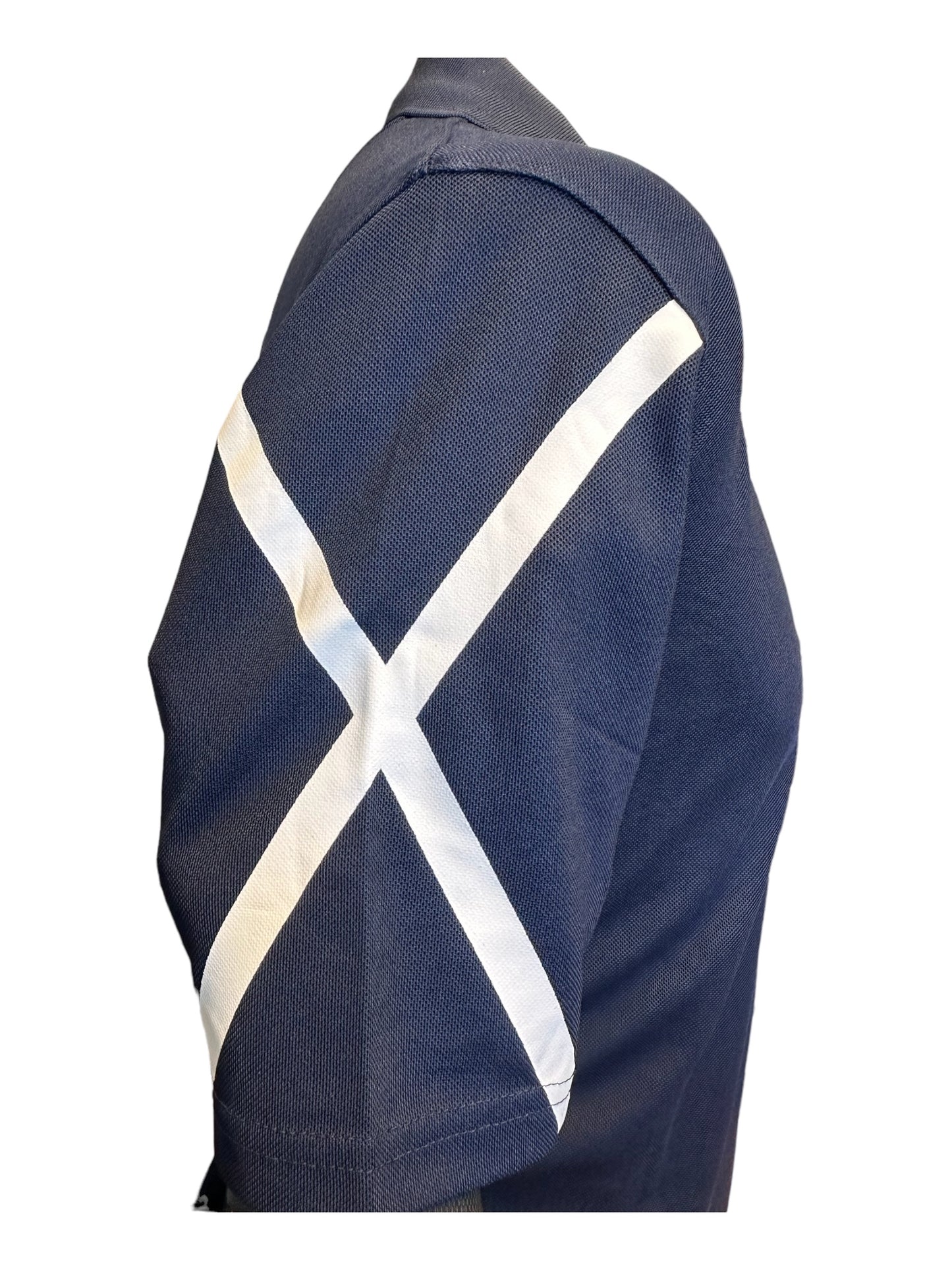 Glenmuir Saltire Shirt-Navy/White