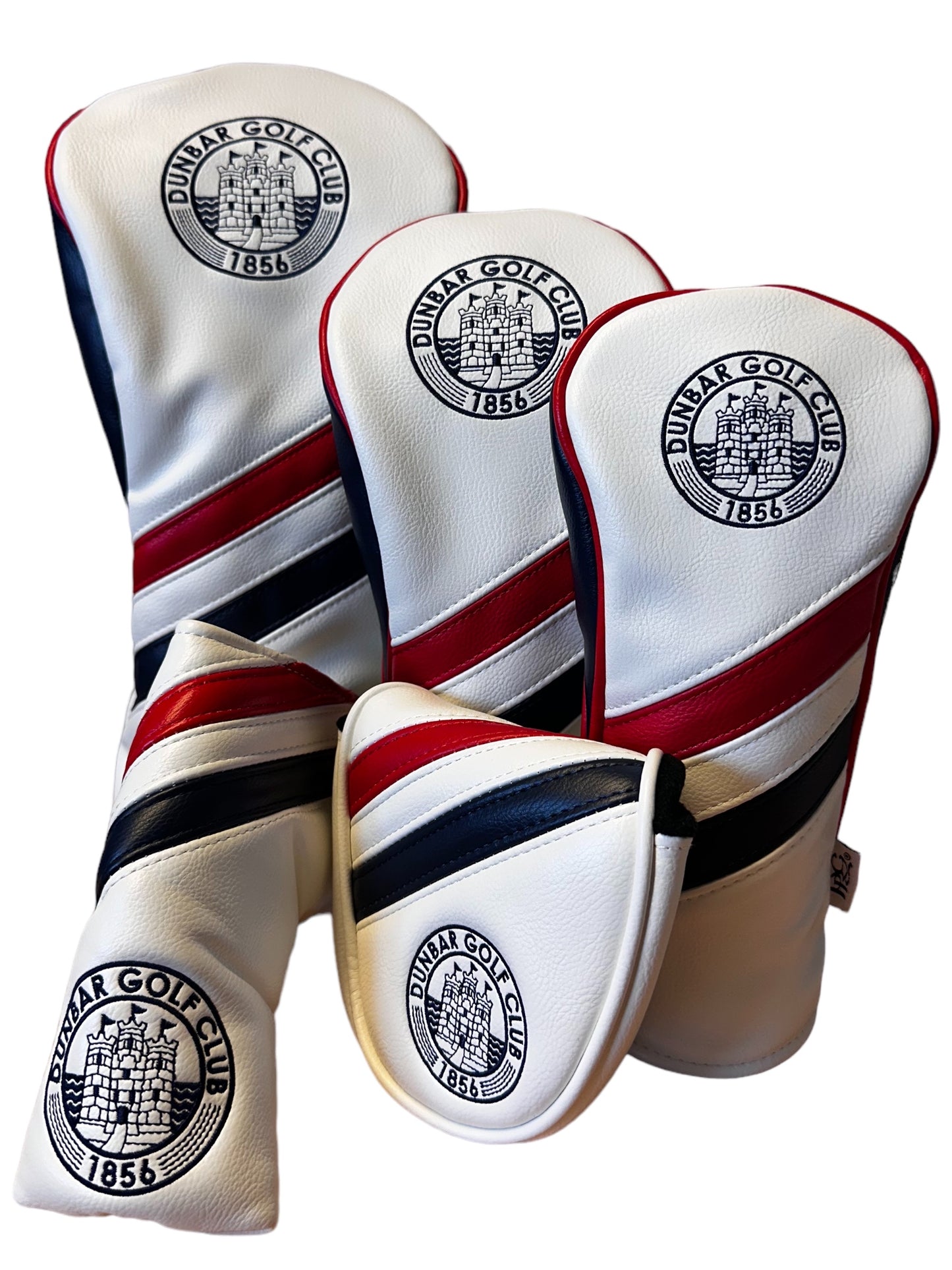 PRG Track Collection Headcovers-White/Navy/Red