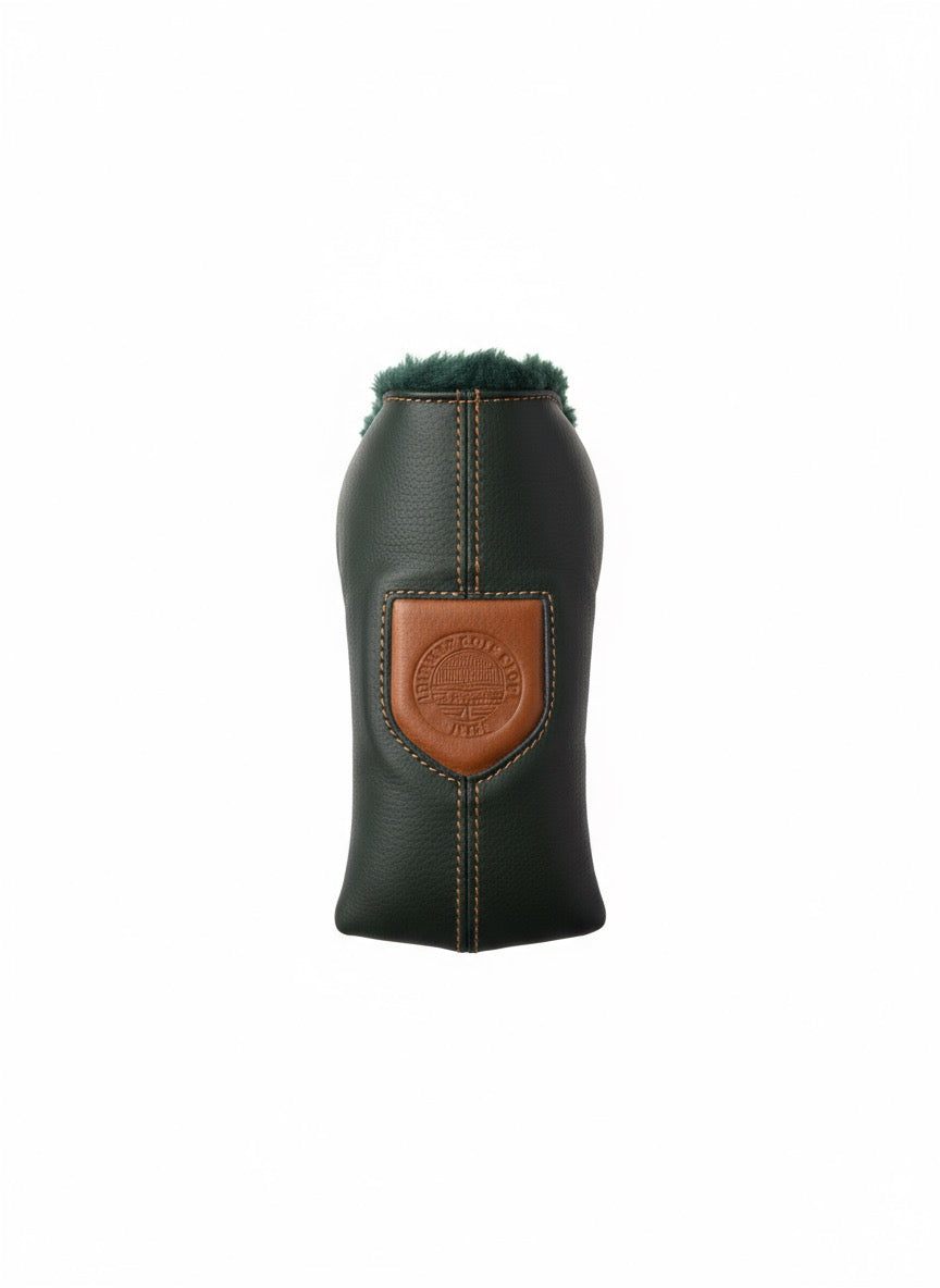 Links & Kings Medallion Headcover-Green/Tan