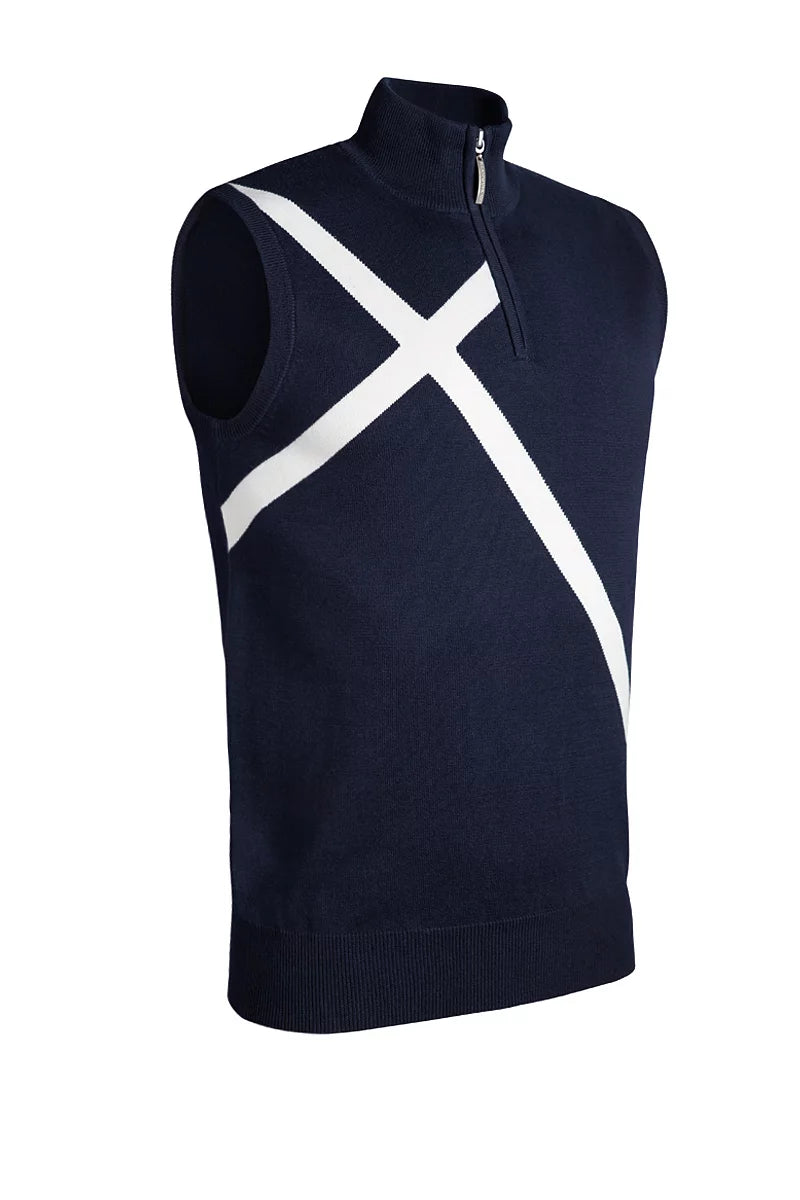 Glenmuir Saltire Sleeveless Sweater