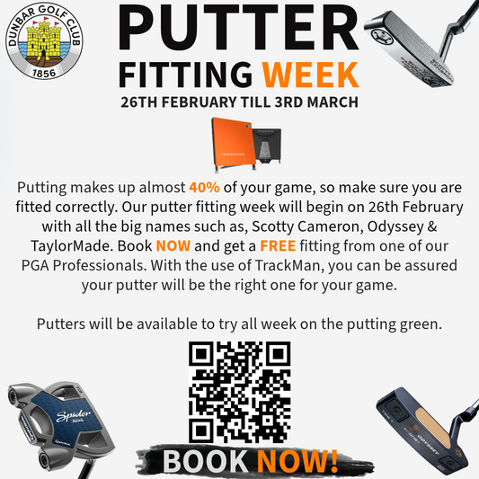 Putter Fitting Week- 26th February-3rd March